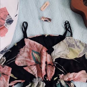 FLORAL SWIMSUIT COVERUP